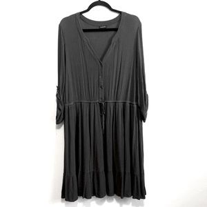 Torrid Buttoned Front Mini Dress